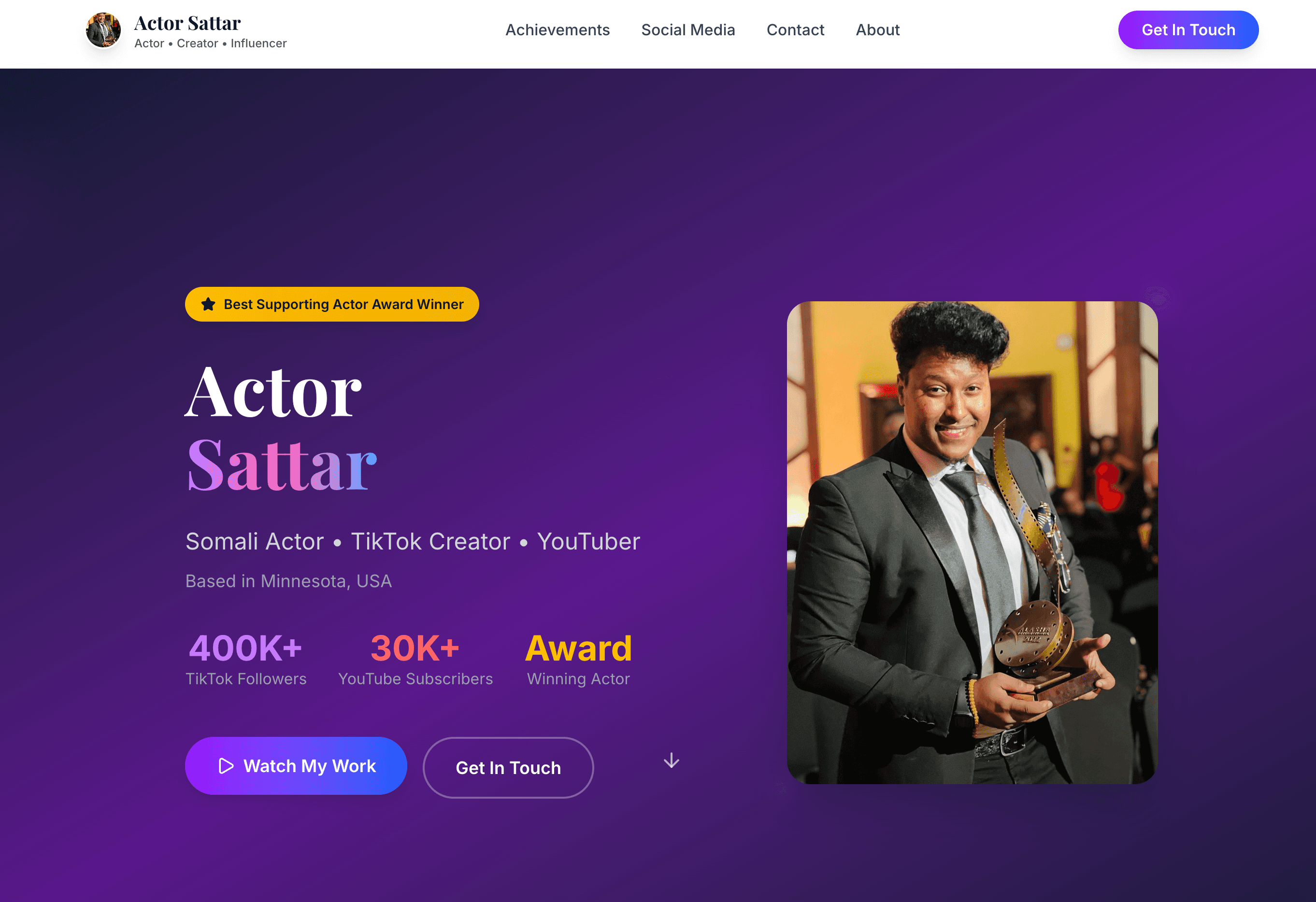 Personal Portfolio Website